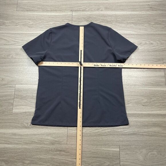 Figs Scrub Top Womens Large Gray Catarina Technical Collection - Picture 8 of 11